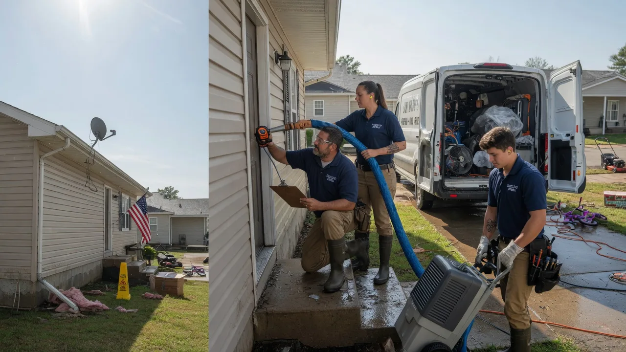 Ceiling Water Damage Restoration in Granite City, IL near me